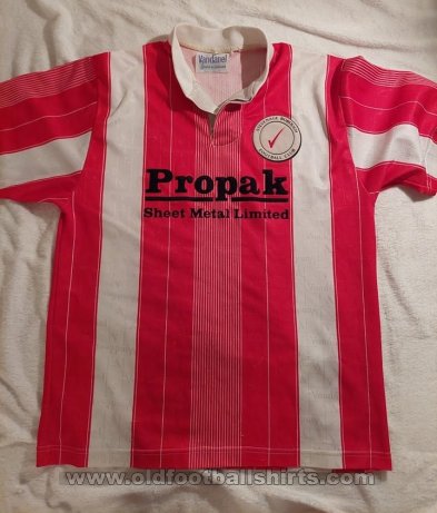 Stevenage FC Home φανέλα ποδόσφαιρου 1994 - 1996