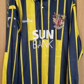 Stevenage FC Fora camisa de futebol 1996 - 1997