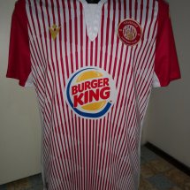 Stevenage FC Home football shirt 2019 - 2020 sponsored by Burger King