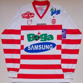 Club Africain Home football shirt 2005 - 2006 sponsored by Boga