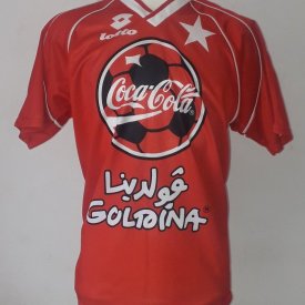 Étoile Sportive du Sahel Home football shirt 1999 - 2000 sponsored by Coca Cola