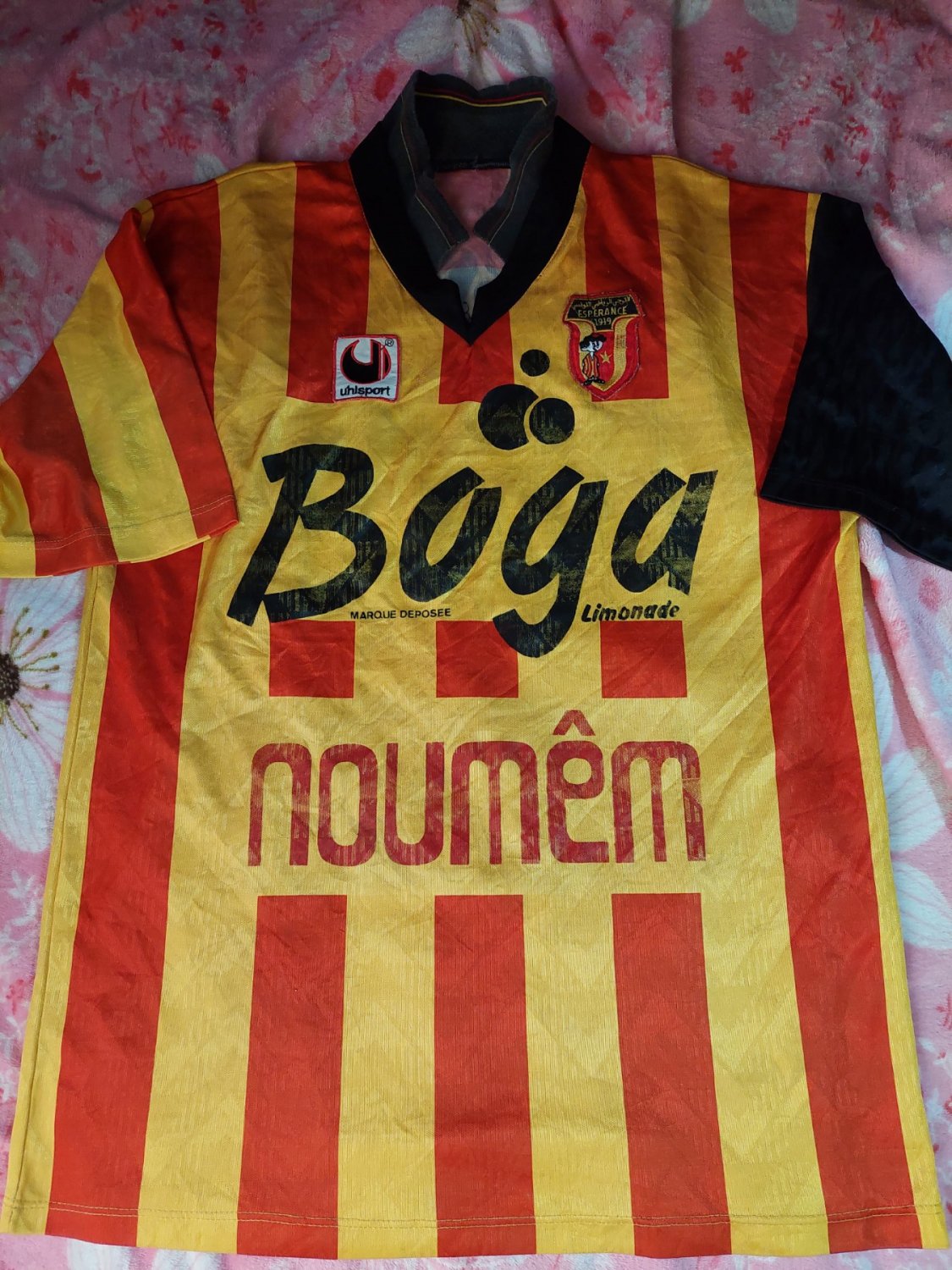Espérance Sportive de Tunis Home Camiseta de Fútbol 1993 - 1994.