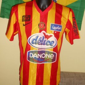 Espérance Sportive de Tunis Home football shirt 2013 - 2014 sponsored by Delice