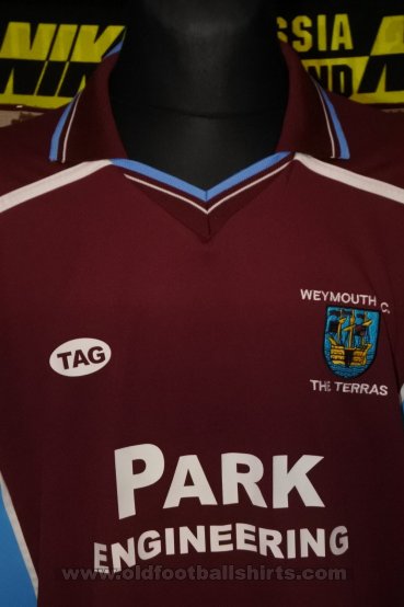 Weymouth Home football shirt 2000 - 2001