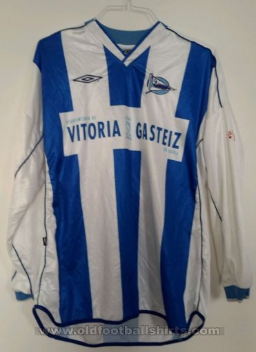 Alaves Home football shirt 2004 - 2005