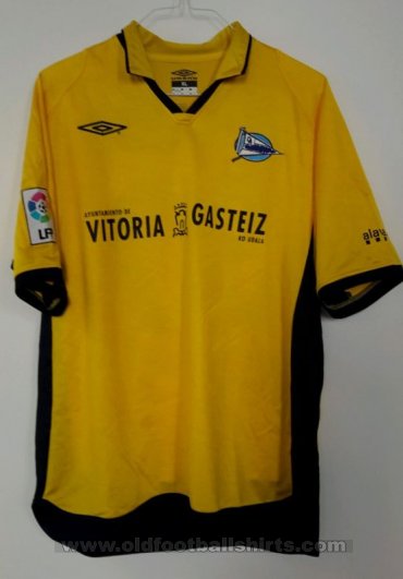 Alaves Away football shirt 2003 - 2004