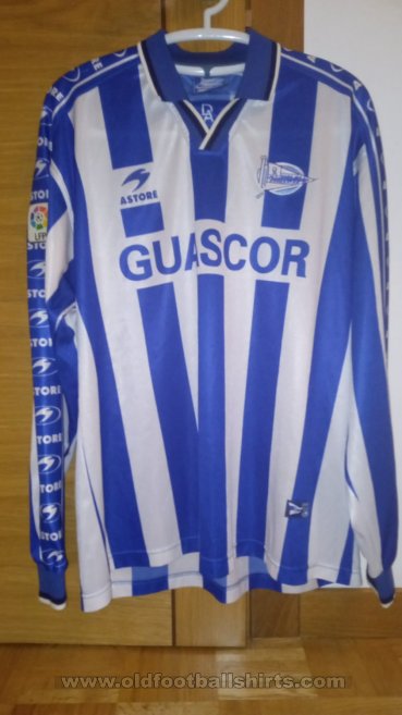 Alaves Home football shirt 1998 - 1999