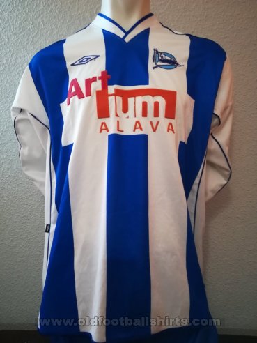 Alaves Home football shirt 2003 - 2004
