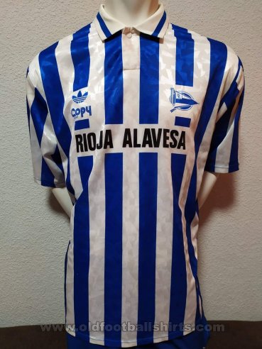 Alaves Home football shirt 1993 - 1994