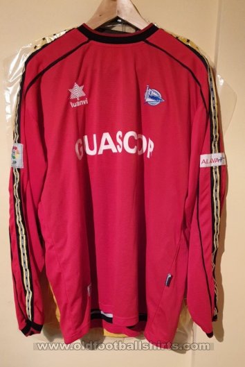 Alaves Goalkeeper football shirt 2000 - 2001