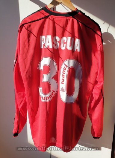 Alaves Goalkeeper football shirt 2000 - 2001