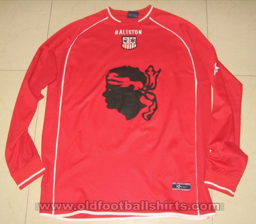 AC Ajaccio Away football shirt 2002 - 2003