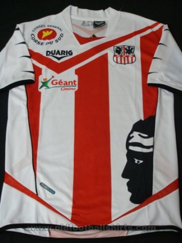 AC Ajaccio Home football shirt 2009 - 2010