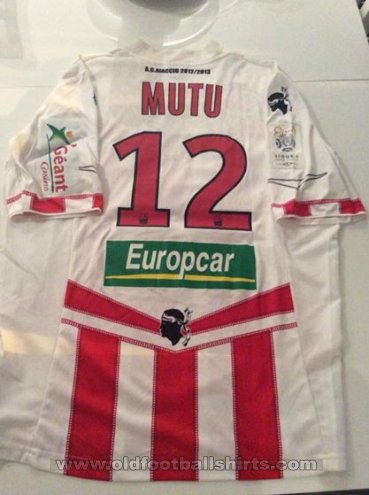 AC Ajaccio Home football shirt 2012 - 2013