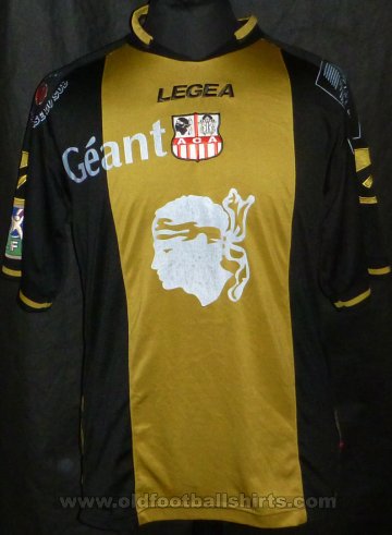 AC Ajaccio Away football shirt 2003 - 2004