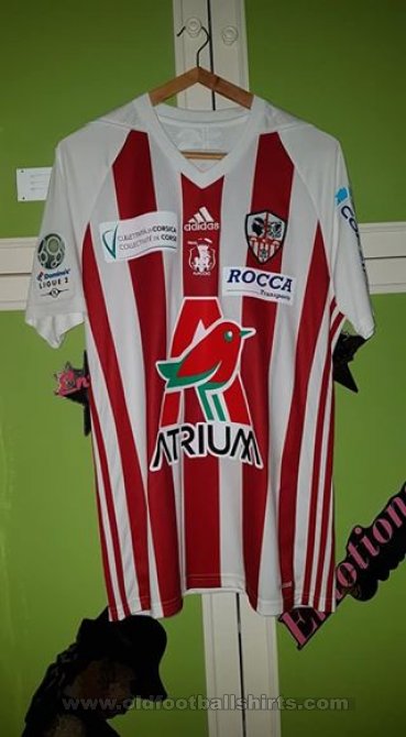 AC Ajaccio Home football shirt 2017 - 2018