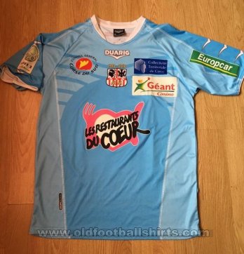 AC Ajaccio Away football shirt 2010 - 2011