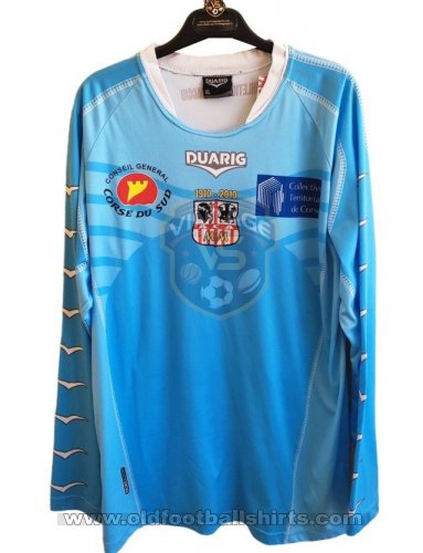 AC Ajaccio Away football shirt 2010 - 2011