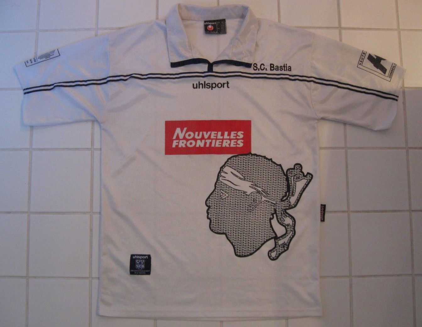 maillot football vintage Bastia 2002-2003 HOME 19 MAURICE – Football Shirt Vintage