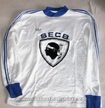 SC Bastia Cup tröja fotbollströja 1978 - 1979