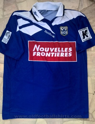 SC Bastia Home football shirt 1997 - 1999