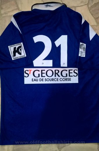 SC Bastia Home football shirt 1997 - 1999