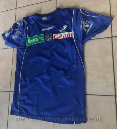SC Bastia Home football shirt 2007 - 2008