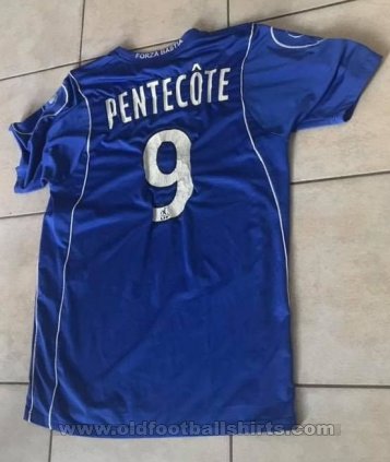 SC Bastia Home football shirt 2007 - 2008