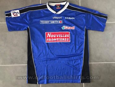 Maillot Vintage SC Bastia – Domicile – Saison 2001/2002 – Uhlsport – Taille L