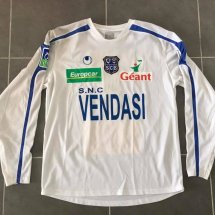 SC Bastia Away football shirt 2006 - 2007 sponsored by Vendasi