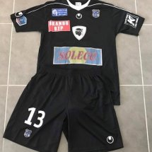 SC Bastia Third football shirt 2010 - 2011 sponsored by Soleco