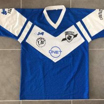SC Bastia Home football shirt 1992 - 1993 sponsored by ONET