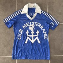 SC Bastia Home football shirt 1979 - 1980 sponsored by Club Mediterranee