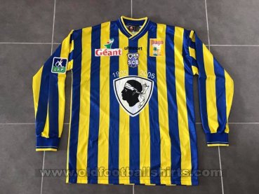 SC Bastia Goalkeeper football shirt 2005 - 2006