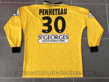 SC Bastia Away football shirt 1998 - 1999