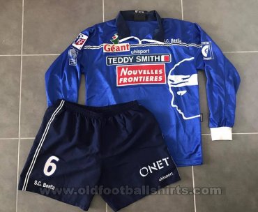SC Bastia Home maglia di calcio 2001 - 2002