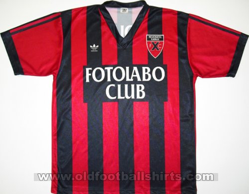 Neuchâtel Xamax FC Home football shirt 1990 - 1991