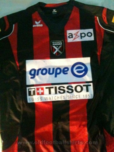Neuchâtel Xamax FC Home football shirt 2009 - 2011