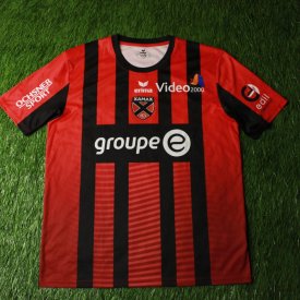 Neuchâtel Xamax FC Home football shirt 2015 - 2016 sponsored by Groupe e