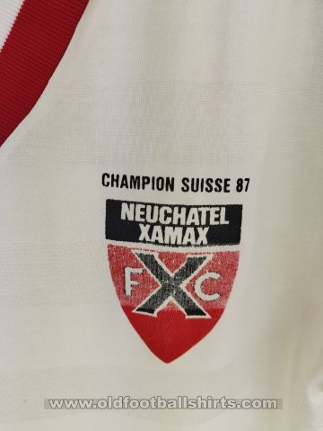Neuchâtel Xamax FC Away football shirt 1987 - 1998