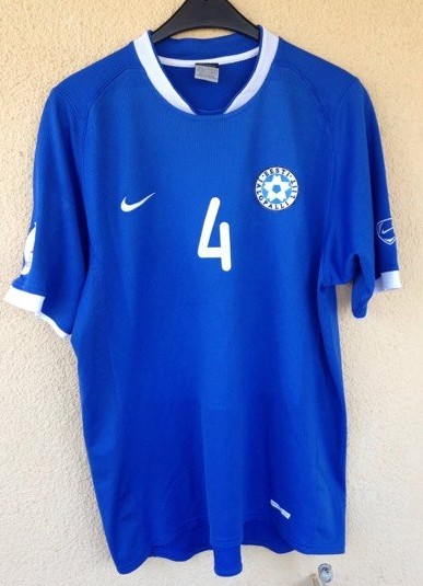 Estonia Home football shirt 2007 - 2008.