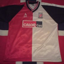 Woking Home football shirt 2008 - 2009 sponsored by Calor Gas