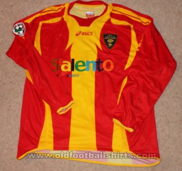 Lecce Home φανέλα ποδόσφαιρου 2006 - 2007