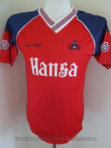 York City Home football shirt 1989 - 1990