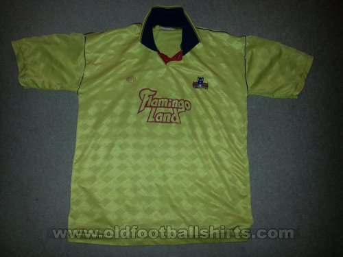 York City Away football shirt 1990 - 1991