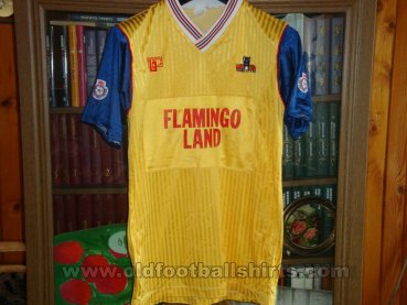 York City Away football shirt 1989 - 1990