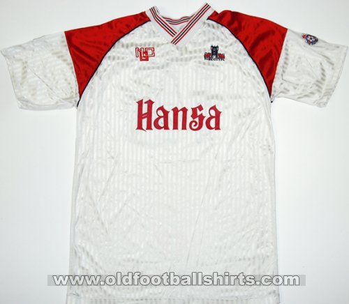 York City Away football shirt 1989 - 1990