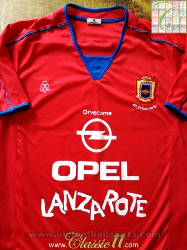 Union Deportiva Lanzarote Home camisa de futebol 2010 - 2011