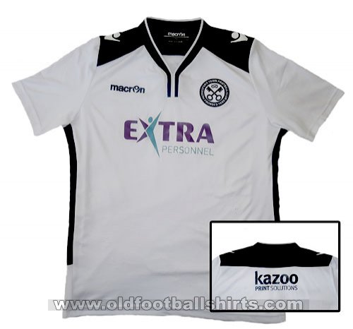 Maillot De Foot Hednesford Town Extérieur 2017-2018 - Macron Taille L Homme - Occasion Bon état