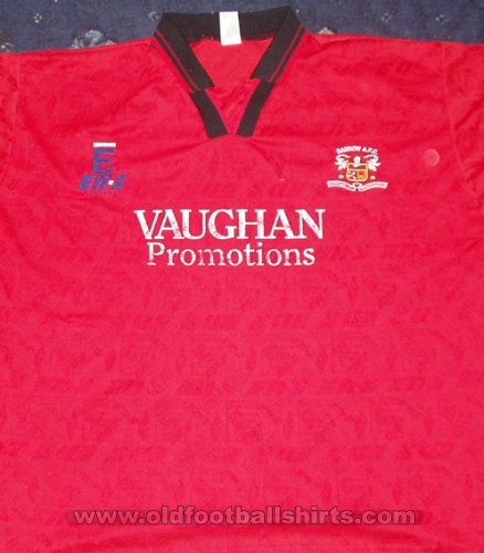 Barrow Away football shirt 1995 - 1996